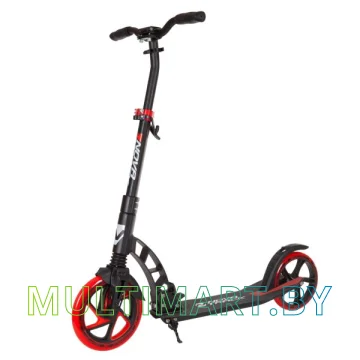 Самокат Novatrack Deft Pro New 230FS.DEFT.BBK22 (черный/красный, 2022)